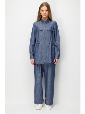 Esswaap Pantolonlu Takım  Mavi