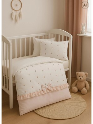 Kitikate Zen Nevresim Takımı Pembe