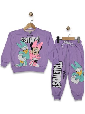 Wikiboom Kız Çocuk Alt Üst Eşofman TAKIMI-57062-11