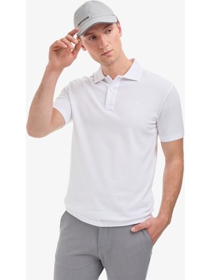 Pierre Cardin Erkek Beyaz Slim Fit Basic Tişört 50321128-VR013