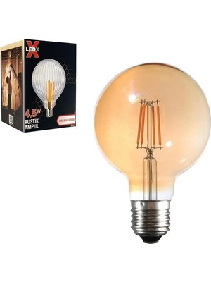 Ledx G-95 Kırılmaz Gövde 4,5 Watt Düz Rustik Ampul