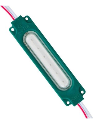 Powermaster 12 Volt 2 Watt Yeşil Modül LED (68X16 Mm)