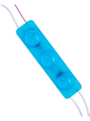 Powermaster 12 Volt 1.5 Watt Mavi Yanıp Sönen Parlak Tek Renk 2835 69 x 16 mm IP65 160 – 180 Lümen