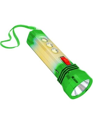 Powermaster TB33 1+3 Ledli Iki Çalışma Modlu Şarjlı El Feneri