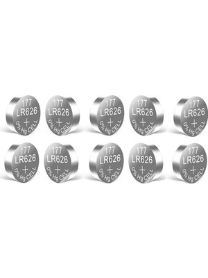 Yuma LR66 Ag4 377 SR626 1.5V Alkalin Saat Pili 10 Adet