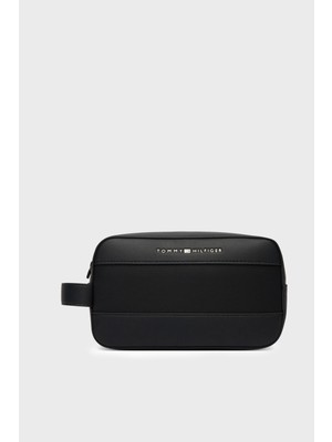Tommy Hilfiger Logolu Tek Saplı Aksesuar Çanta Erkek Çanta AM0AM14161 Bds