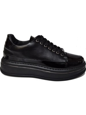 Marcomen 152-21102 Deri Sneaker Ayakkabı Siyah Renk Siyah