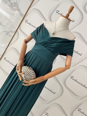 Fashionistabutik Prenses Yaka Elbise Abiye