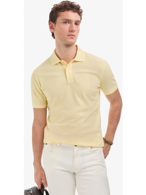 Pierre Cardin Erkek Açık Sarı Slim Fit Basic Tişört 50321128-VR004