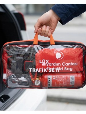 Astraltech Araç Trafik Seti Muayene Uyumlu Yangın Söndürücü ve Ilk Yardım Kiti