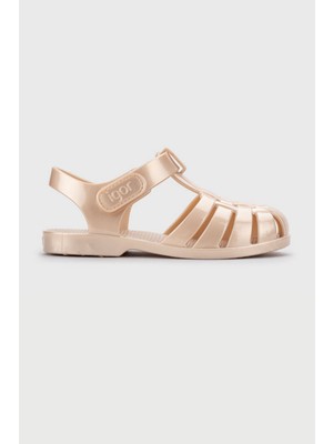 Igor Clasica Nacar Kız Çocuk Sandalet - Platin S10367-388