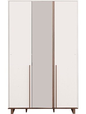 Kelebek Calina 3 Kapaklı Dolap