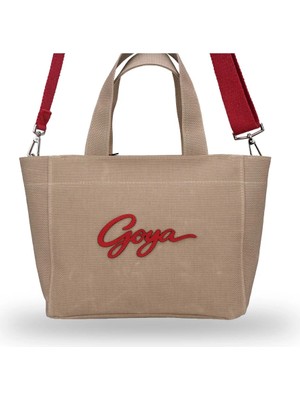 River Goya Kadın Çapraz Çanta Vizon