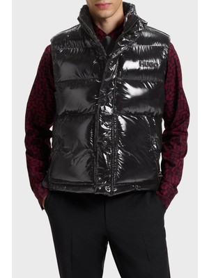 Hugo Logolu Su Itici Regular Fit Parlak Şişme Yelek Erkek Yelek 50547981 001