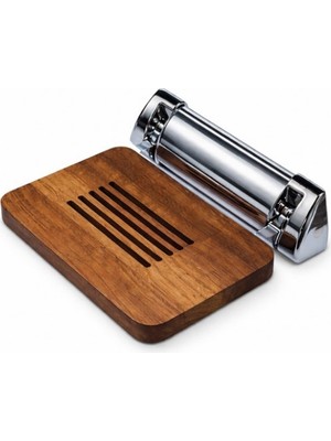 AYRINTISHOP Iroko Ahşap Katlanır Duş Oturağı Duvara Monte Banyo Duş Koltuğu