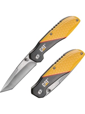 Cat DA980047 Kemer Askı Kancalı Katlanabilir 18CM Paslanmaz Çelik Kamp Çakısı