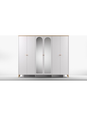 Kelebek Bohemia 6 Kapaklı Dolap