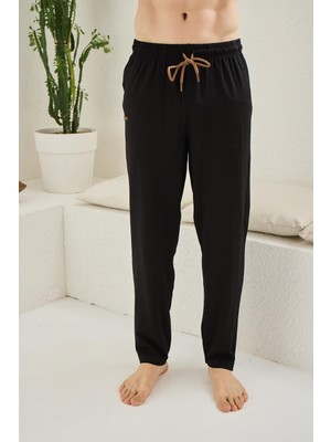 Kly Pijama Kly 120 Erkek Pamuklu Cepli Düz Paça Tek Pijama Altı