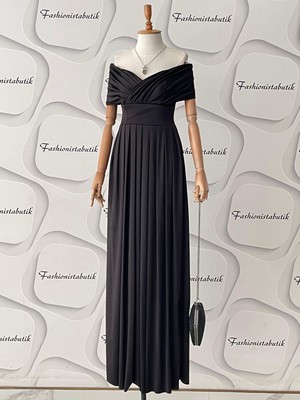 Fashionistabutik Prenses Yaka Abiye Elbise