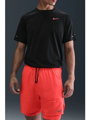 Nike Dri-Fıt Stride Mens Running Short Hybrid Erkek Koşu Antreman Şort Nar Çiçeği