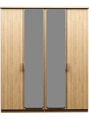 Kelebek Lovisa 4 Kapaklı Dolap