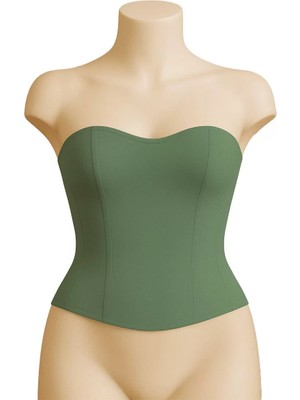İlkyaz Fashion Ieg™ Yeşil Mı Emay 9155 Terletici Korse Büstiyer