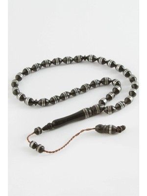 Uluora Arpa Kesim Işlemeli Kuka Tesbih 8*10 mm