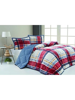 Merinos Çift Kişilik Boris Yorgan Set %100 Polyester 220 x 240 cm Desenli Hafif ve Yumuşak