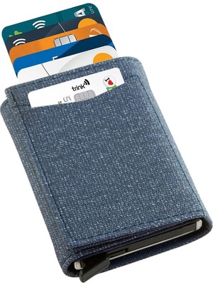 Uluora Mekanizmalı Kızaklı Kartlık Cüzdan Kağıt Para Bölmeli