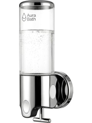 Aura Bath Duvara Monte Dispenser Sabunluk 500 ml Şampuan Duş Jeli Aparatı Kolay Montaj