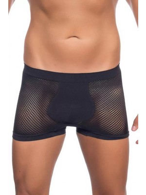 Pileli Store Siyah Mı Emay 2106 Fileli Soft Erkek Boxer