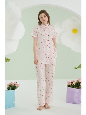 NBB Kalpli Önden Düğmeli Pijama Takım 68213