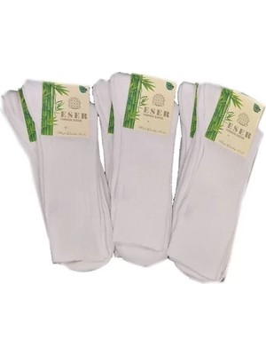Beruflic Eser Erkek  Beyaz Çift Taban Havlu Çorap