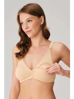 Beruflic Pamuklu Balensiz Lohusa Önden Açılan Emzirme Sütyeni