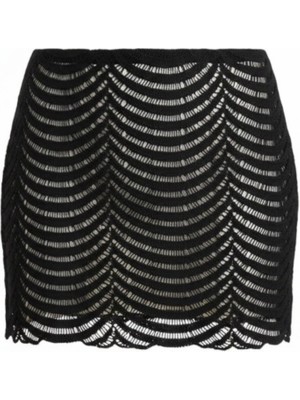 Aquella Siyah Dantel Etek