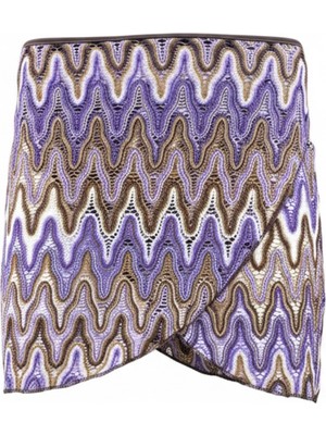 Aquella Renkli Triko Etek