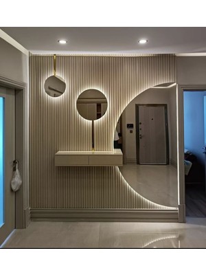 Feyza Design Modern Vizon Mdf Antre Dresuar - 80 cm Genişlik