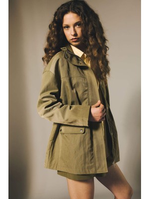 DeFacto Su Geçirmez Dik Yaka Mont G5728AX26SP