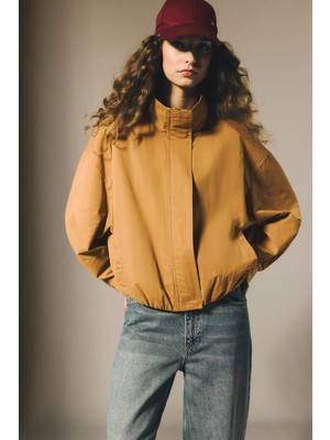 DeFacto Su Geçirmez Dik Yaka Pamuklu Mont G5740AX26SP