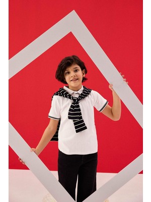 DeFacto 23 Nisan Çocuk Bayramı Polo Tişört Erkek Çocuk G9396A826SM