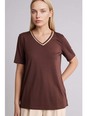 DeFacto Regular Fit V Yaka Kısa Kollu Tişört F2770AX26SP