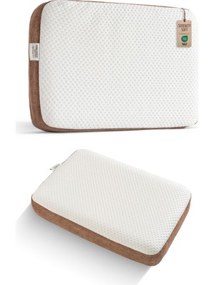 Viscotex Soft Serenity Ergonomik Visco Yastık 65X43X12CM | Boyun Ağrıları Için Yumuşak Hafızalı Baş Yastığı