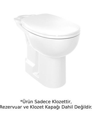 Creavit BD305 Alttan Çıkışlı Bedensel Engelli Klozet - Beyaz