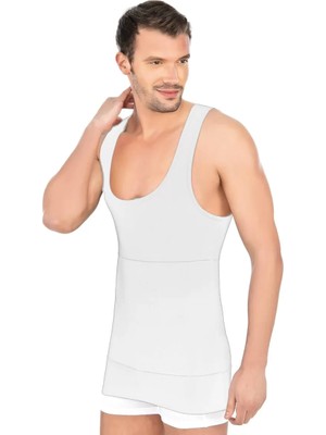 Pileli Store Beyaz Mı Emay 1400 Modal Cotton Erkek Atlet Korse