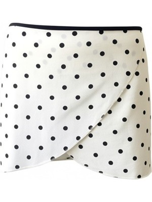 Aquella Puantiyeli Ekru Etek