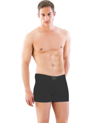 Hobilinka Siyah Mı Emay 2108 Seamless Uzun Erkek Boxer