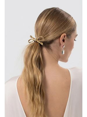 Katia & Bony Gold Fiyonk Aksesuarlı Lastik Toka