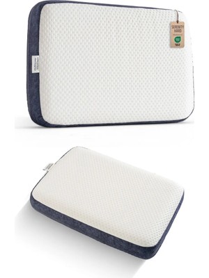 Viscotex Hard Serenity Ergonomik Visco Yastık 65X43X12CM | Boyun Ağrıları Için Sert Hafızalı Baş Yastığı