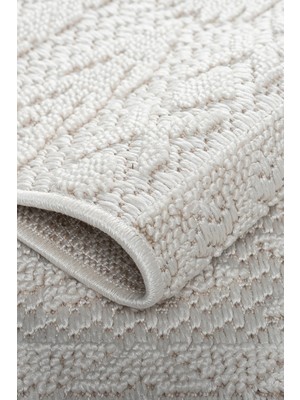 Estiva Home Krem Bukle Dokuma Halı – Yumuşak Dokulu, Antialerjik, Kaymaz Taban – Salon, Oturma Odası ve Koridor Halısı