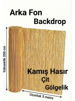 My Family Kamış Hasır Dügün Nişan Söz Resim Organizasyon Arka Plan 2metre x 3metre